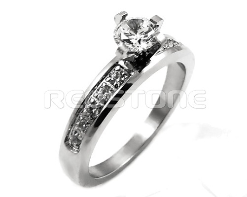 Ocelový prsten SR23655
